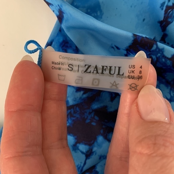 ZAFUL 3pcs Tie Dye Swimsuit - Picture 6 of 10